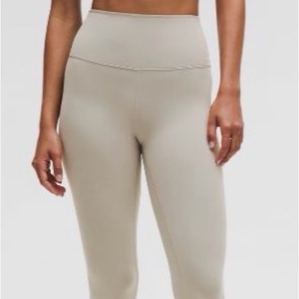lululemon athletica High-Rise Slim Leg Leggings - Light Beige